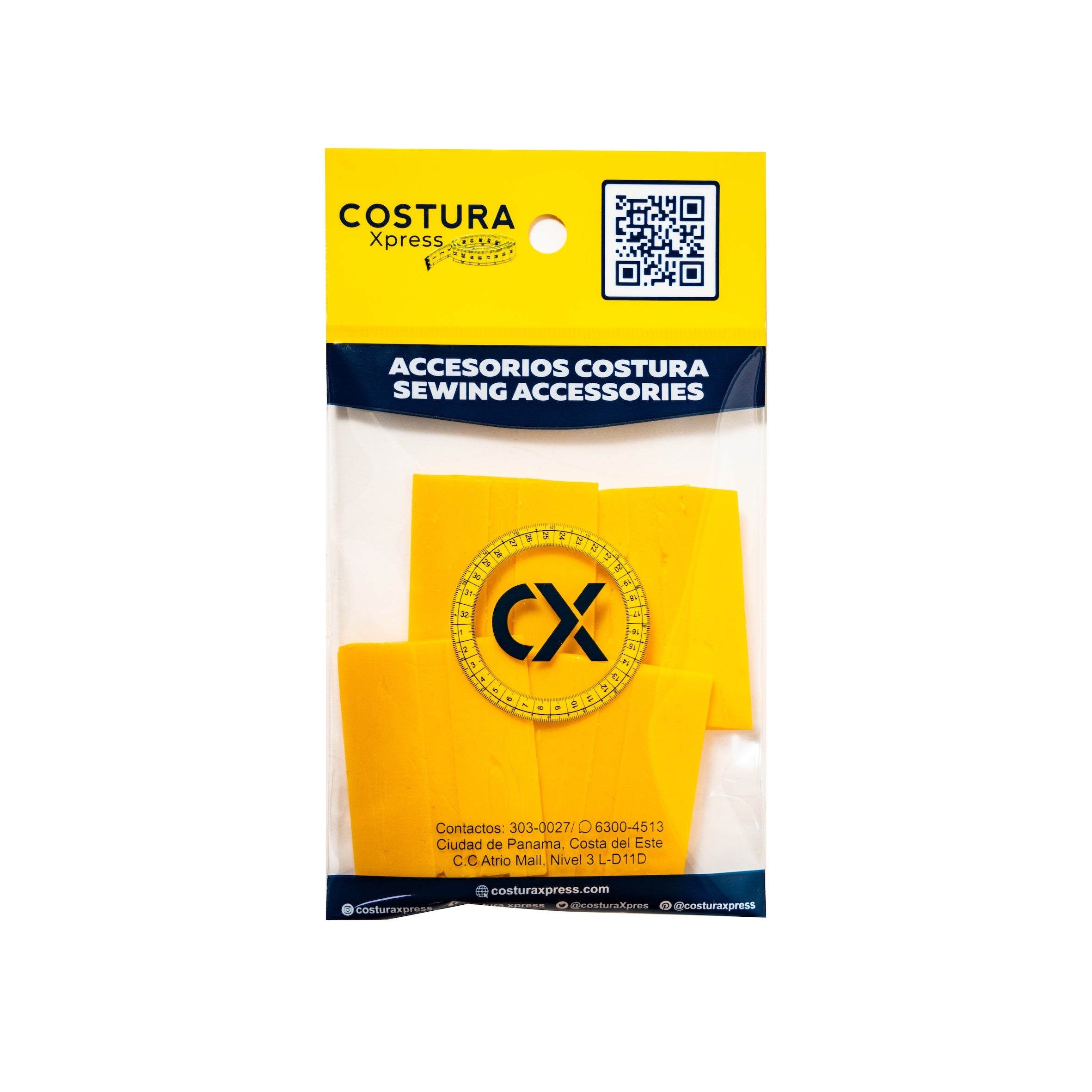 Tizas de Sastre (4 unid) / colores: amarilla, blanca