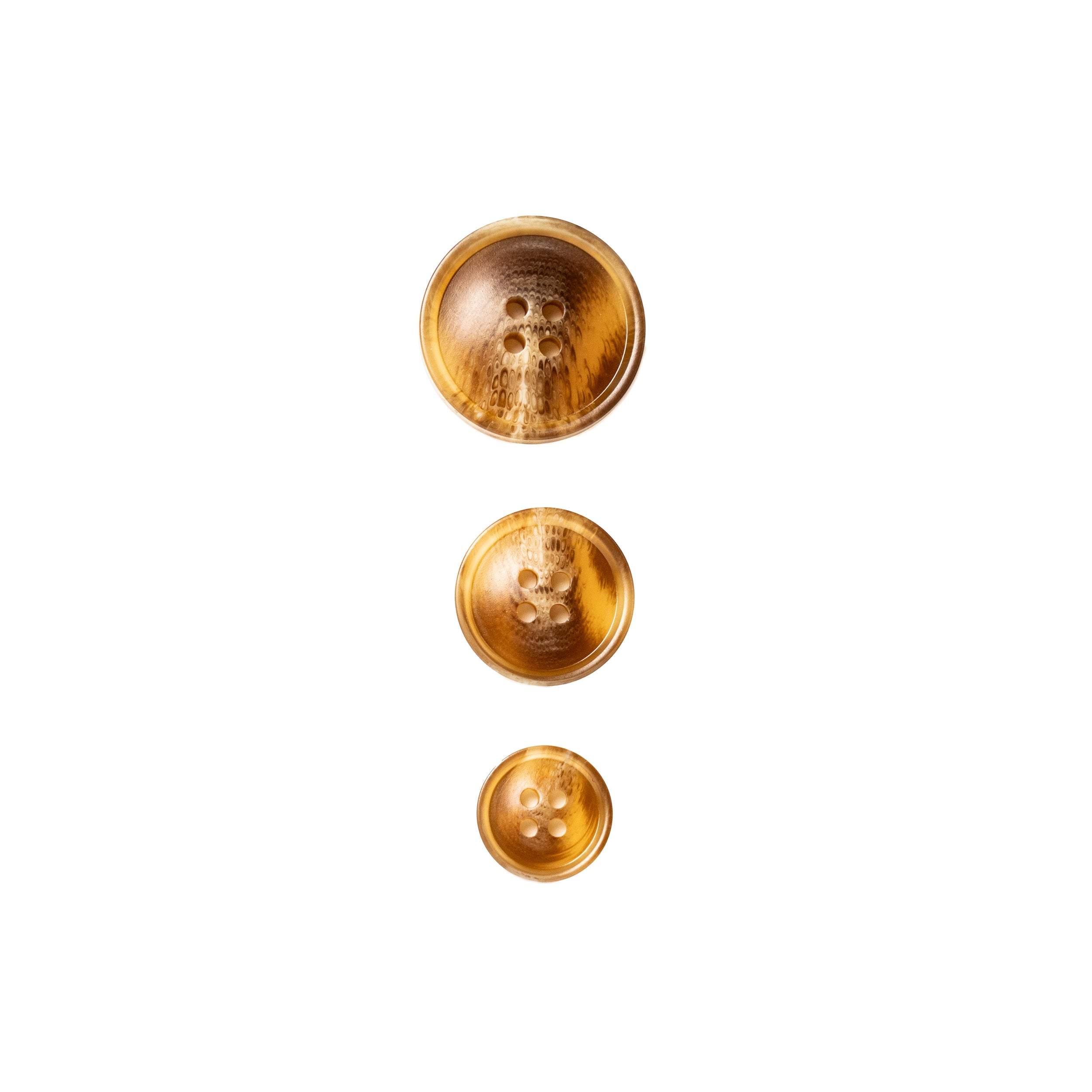 Juego de Botones de Resina Brown 15mm(20 unid) / 20mm(15 unid) / 25mm (10 unid)