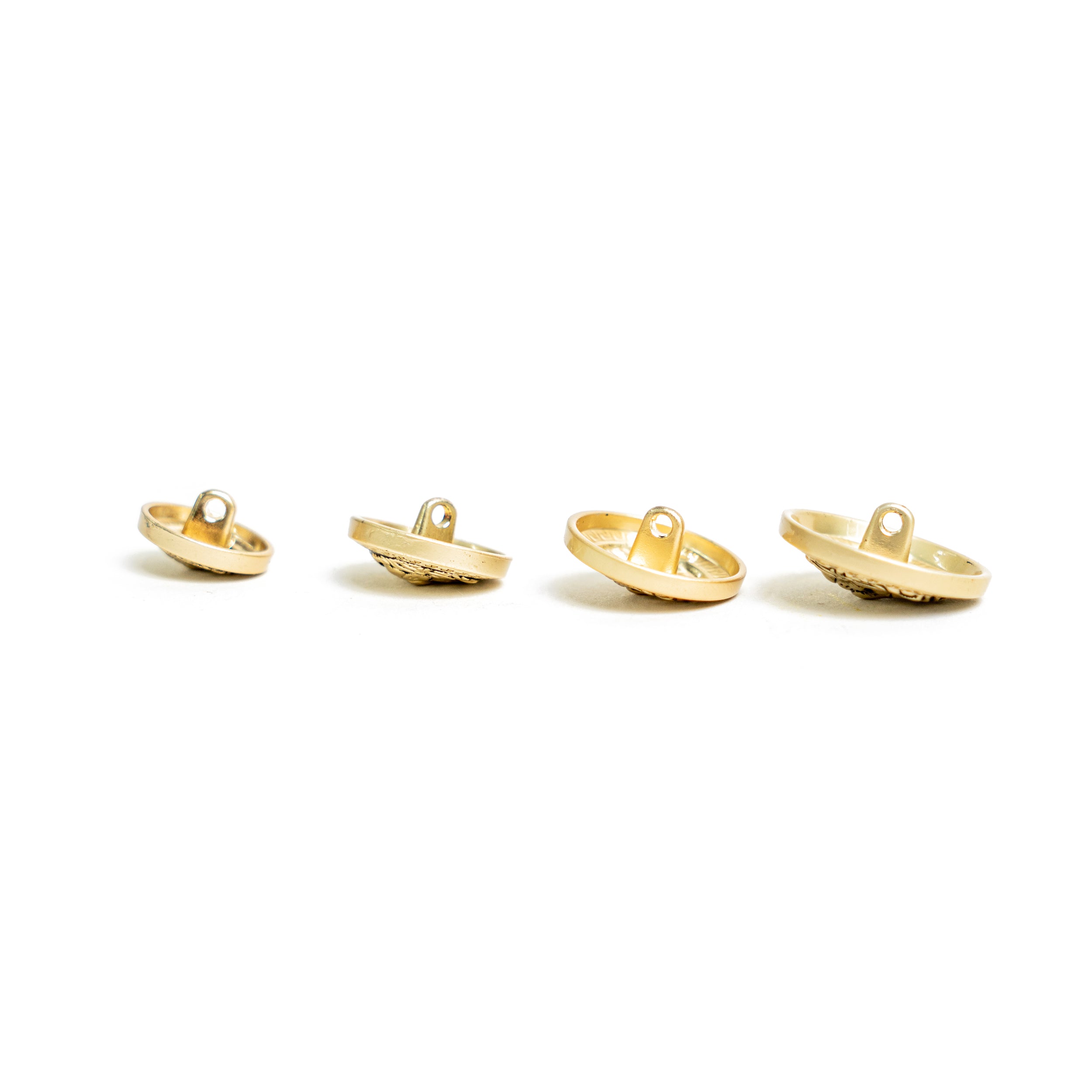 juego de Botones versace matte gold tamaños 15mm(10 unid) / 20mm (5 unid)