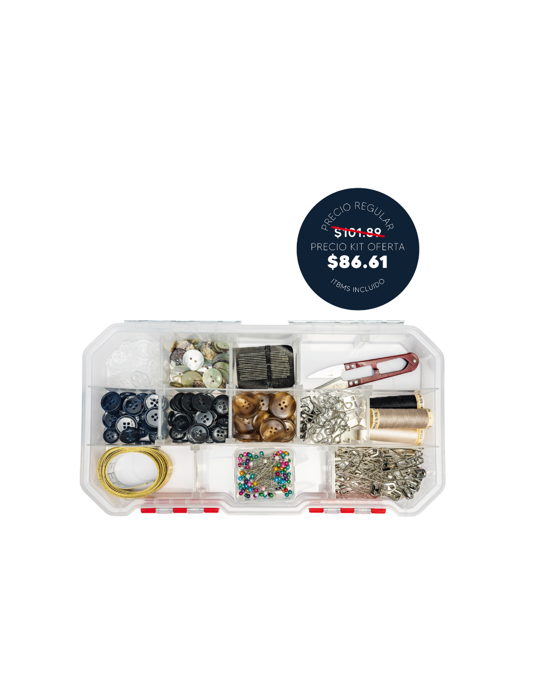 Kit de Costura Hogar: 296 Piezas