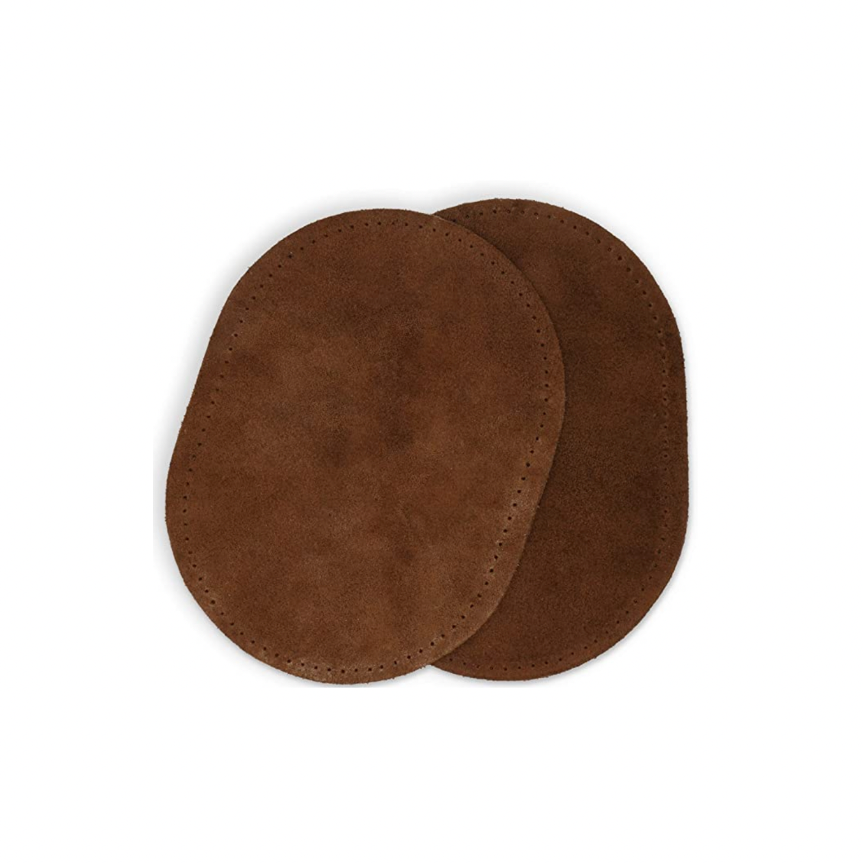 Dritz parches de codo de gamuza marron oscuro