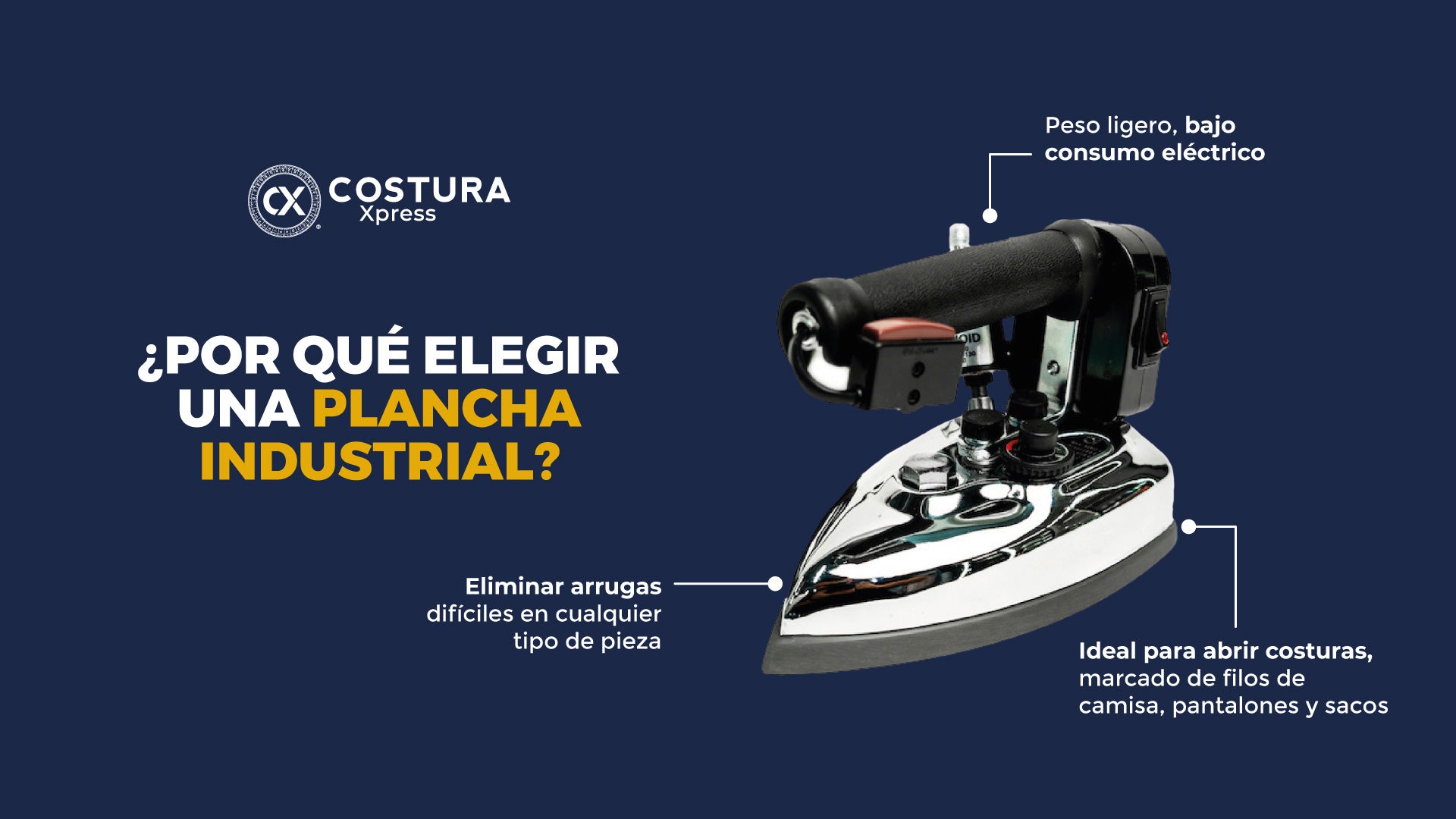 Cómo Elegir la Plancha Industrial Perfecta para Tu Taller de Costura