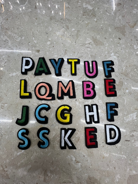 stickers letras - numeros