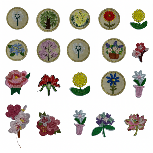 Stickers flores variadas
